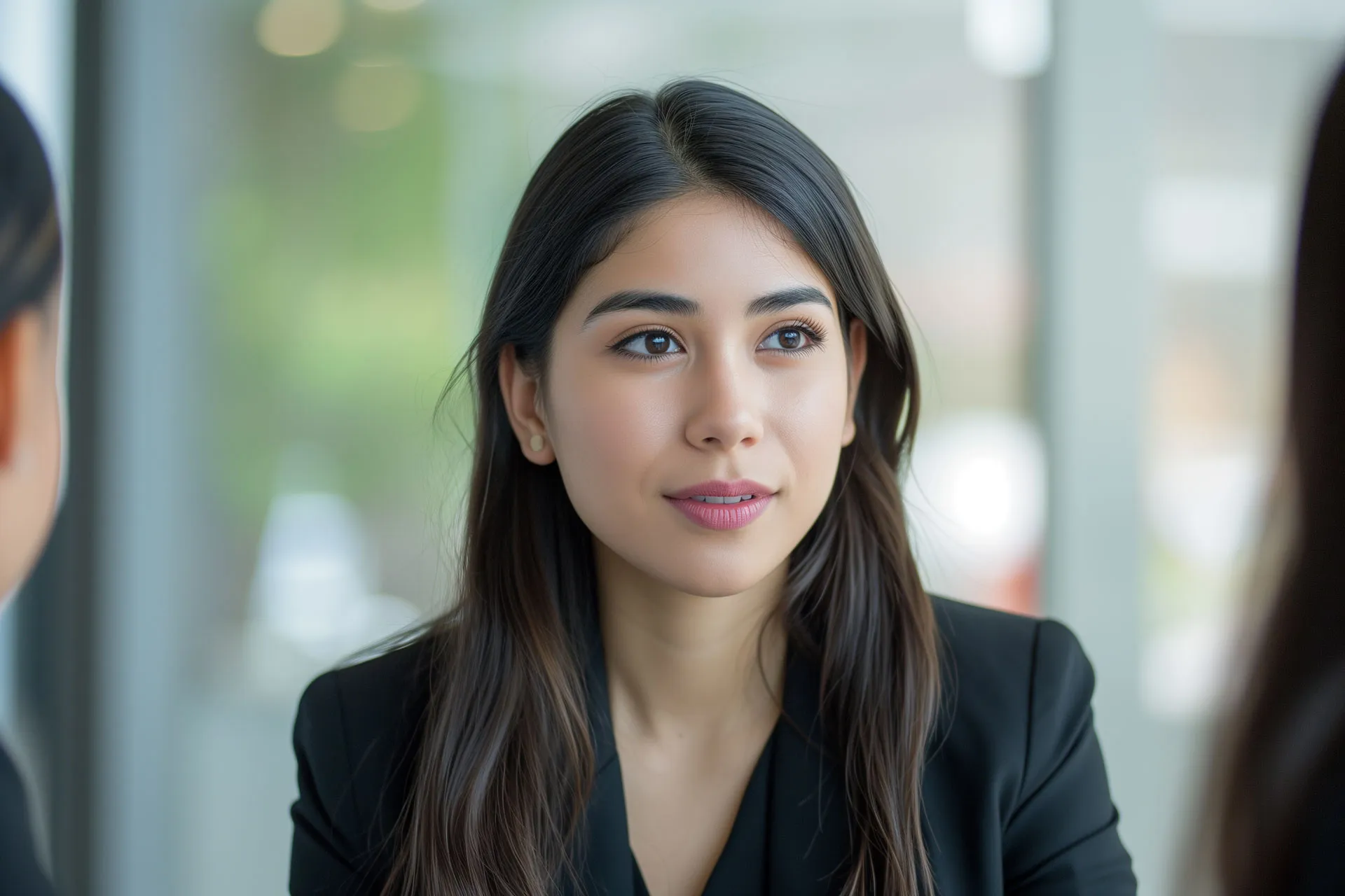 Abogada Mirando al Horizonte